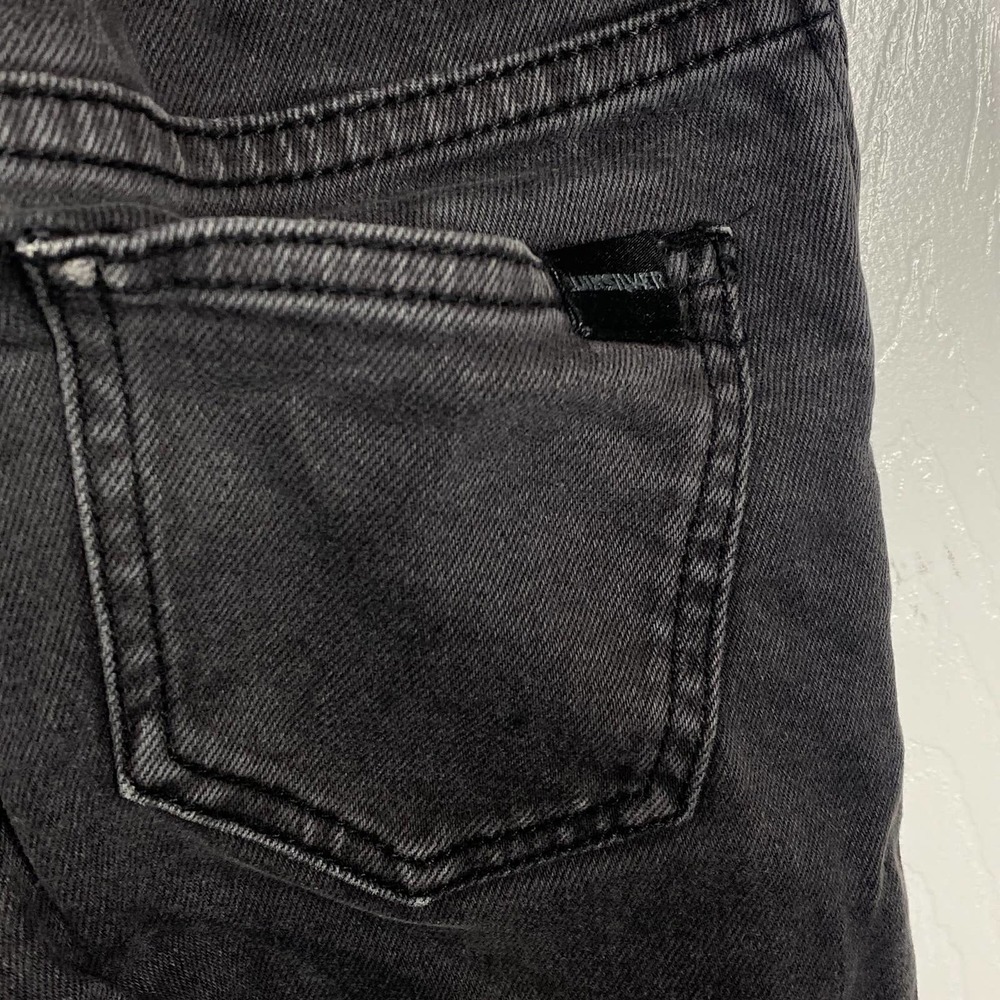 Quiksilver Slim Straight Fit Denim Jeans Dark Gray Size Boys Medium - Picture 3 of 7